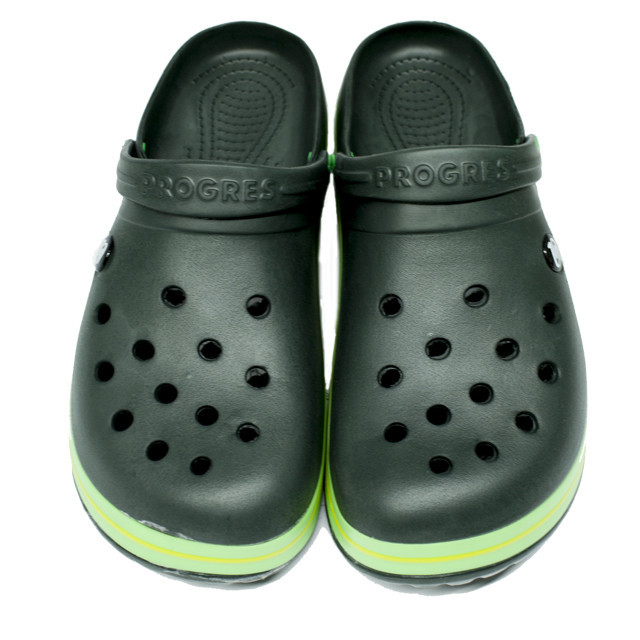 Кроксы мужские хаки зеленые сабо 