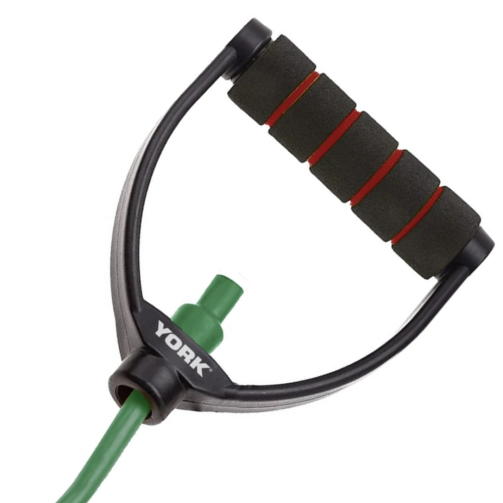 Еспандер трубчастий з ручками York X-Heavy, зелений Киев - изображение 3