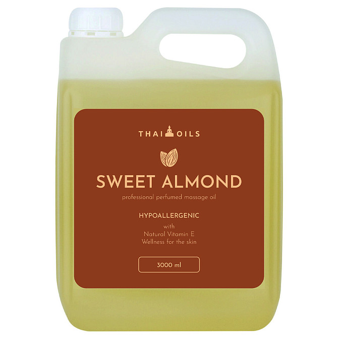 Професійна масажна олія «Sweet almond» 1000 ml для масажу Київ - фото 2