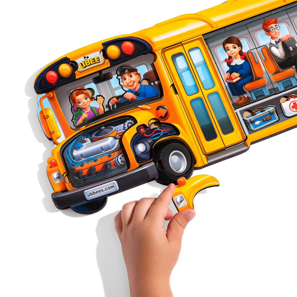 Деревянный пазл-вкладыш 