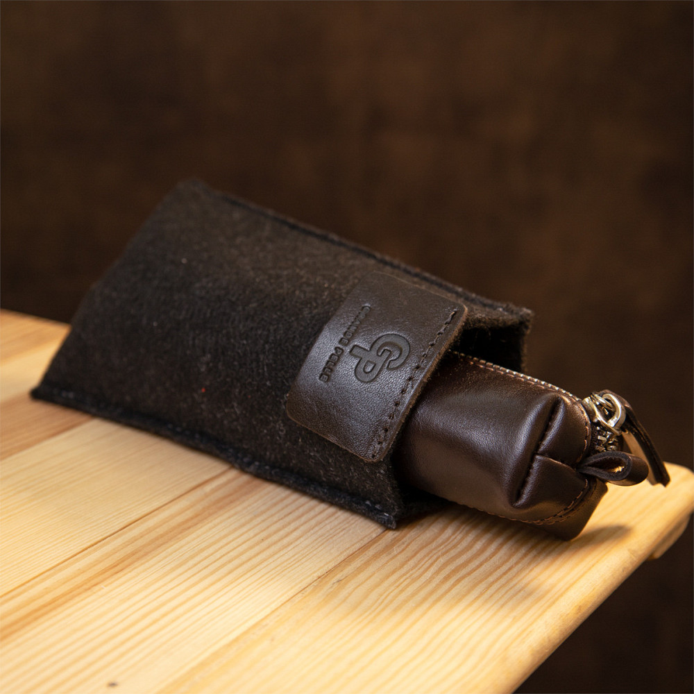 Шкіряна універсальна ключниця GRANDE PELLE 11339 Коричневий Київ - фото 9