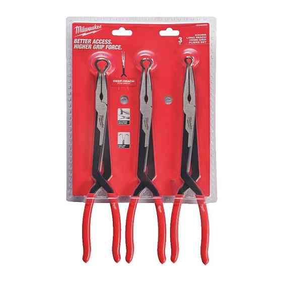 Набір плоскогубців для шлангів MILWAUKEE, (3шт) Одеса
