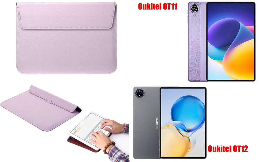 Чохол-конверт VitoCase для Oukitel OT11, OT12, з функцією підставки для планшета Фіолетовий Київ - фото 1