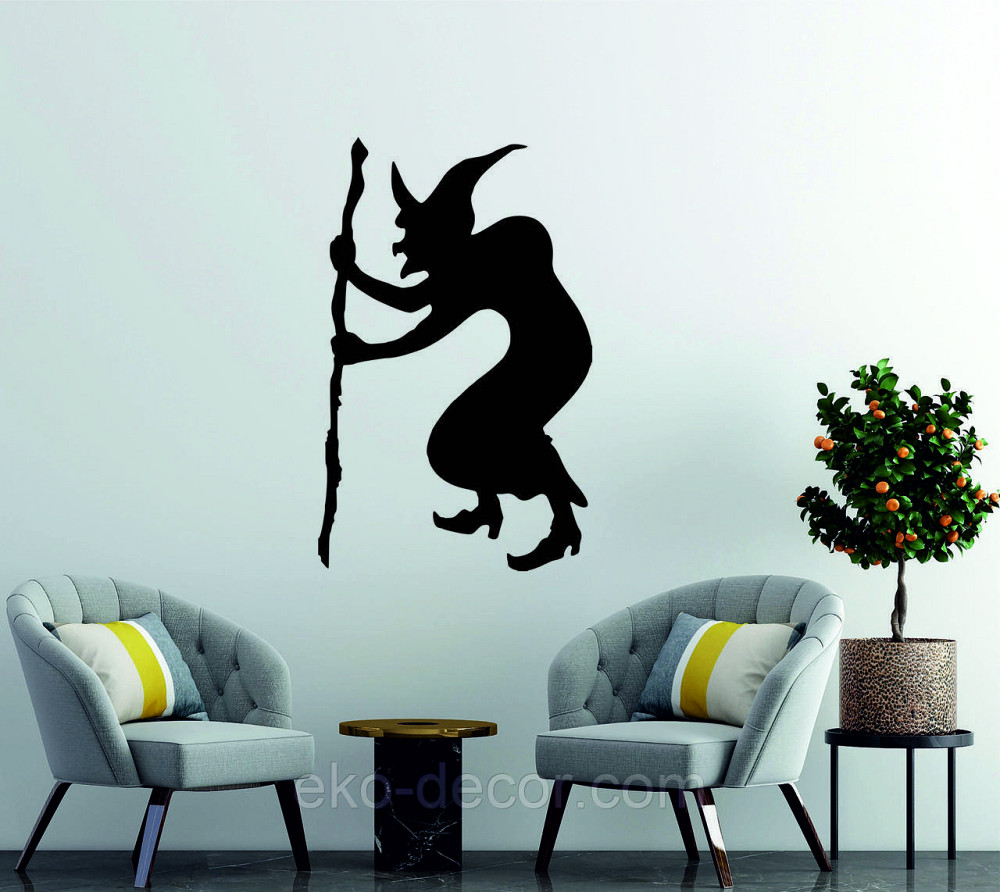 Декоративне настінне Панно «Відьма», Декор на стіну Київ - фото 1