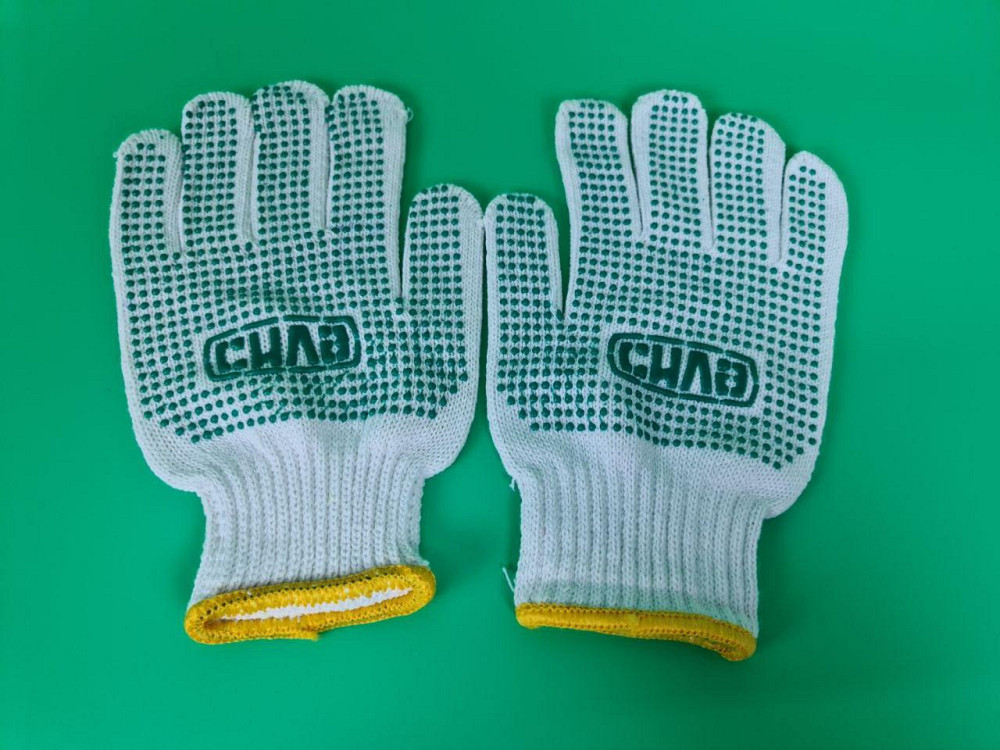 Господарські рукавички щільні 7 кл/5н біла (10 пар) Харків - фото 1