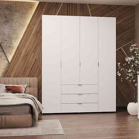 Шафа розпашна для одягу Doros Гелар 155х49,5х203,4 см Білий (DRS-011100) Львів