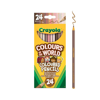 Карандаши цветные Crayola Colours of the World 24 шт (68-4607) Вінниця - фото 1