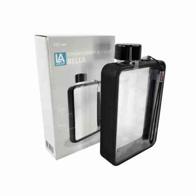 Пляшка для води Line Art Bella 380 мл чорна (60010118LA-01) Вінниця