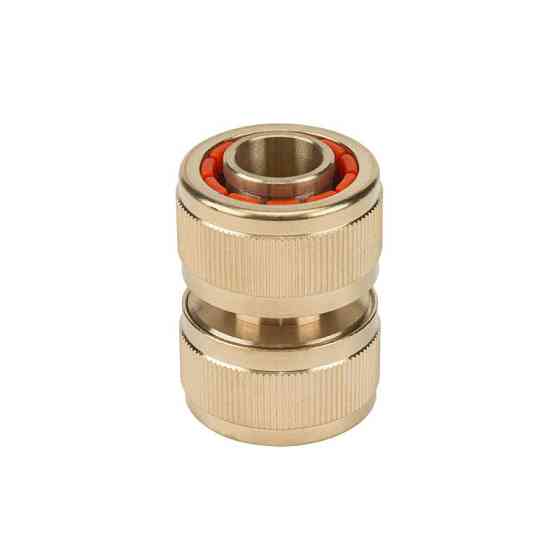Муфта, з'єднувач для шлангів 3/4", латунний, BR-2110 Київ
