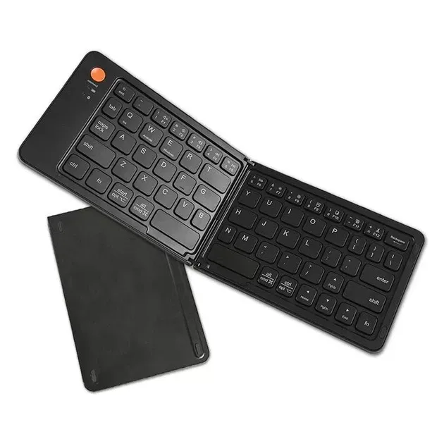 Складная  портативная мини Bluetooth-клавиатура B023 для Android, IOS, Windows (eng/ru) Black,67 клавиш Одесса - изображение 12