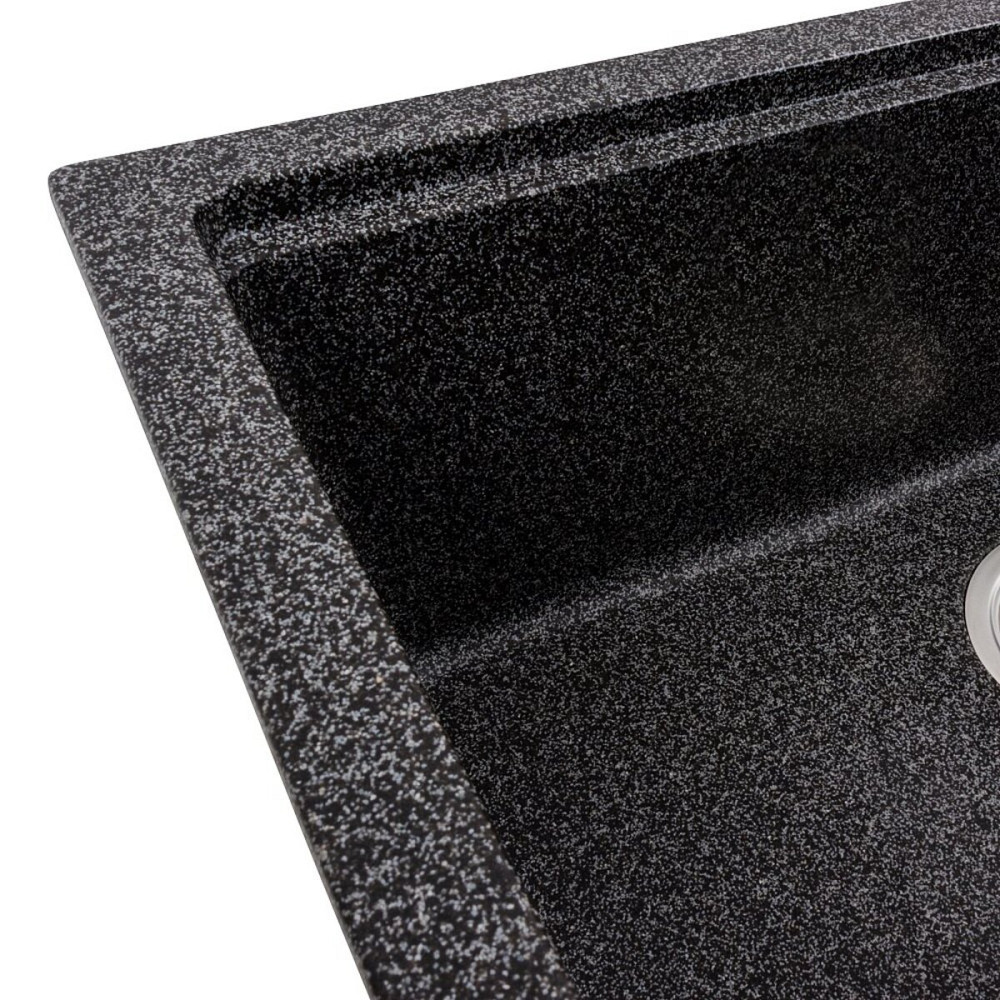 VALESO Гранітна мийка для кухні VALESO NIKA 7545 матова Графіт Киев - изображение 5