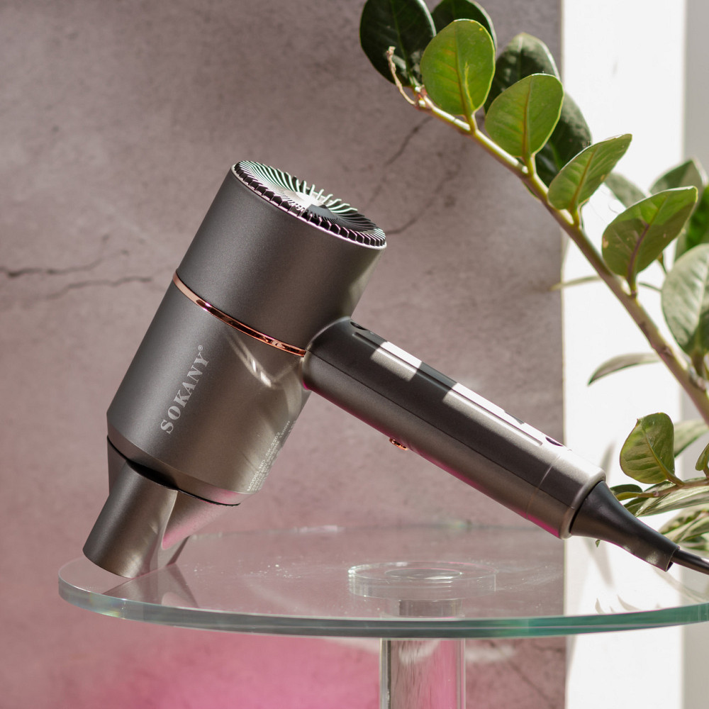 Фен для волосся з концентратором 1200 Вт Sokany SK-2202 Київ - фото 7