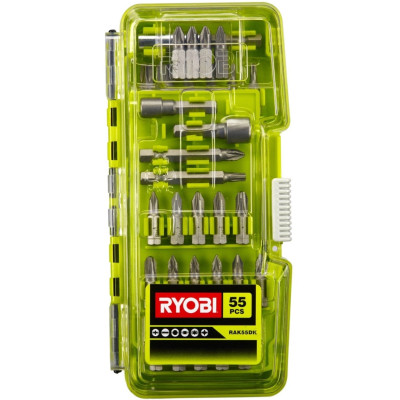 Набор бит Ryobi RAK55DK 55шт, кейс (5132004357) Винница - изображение 1
