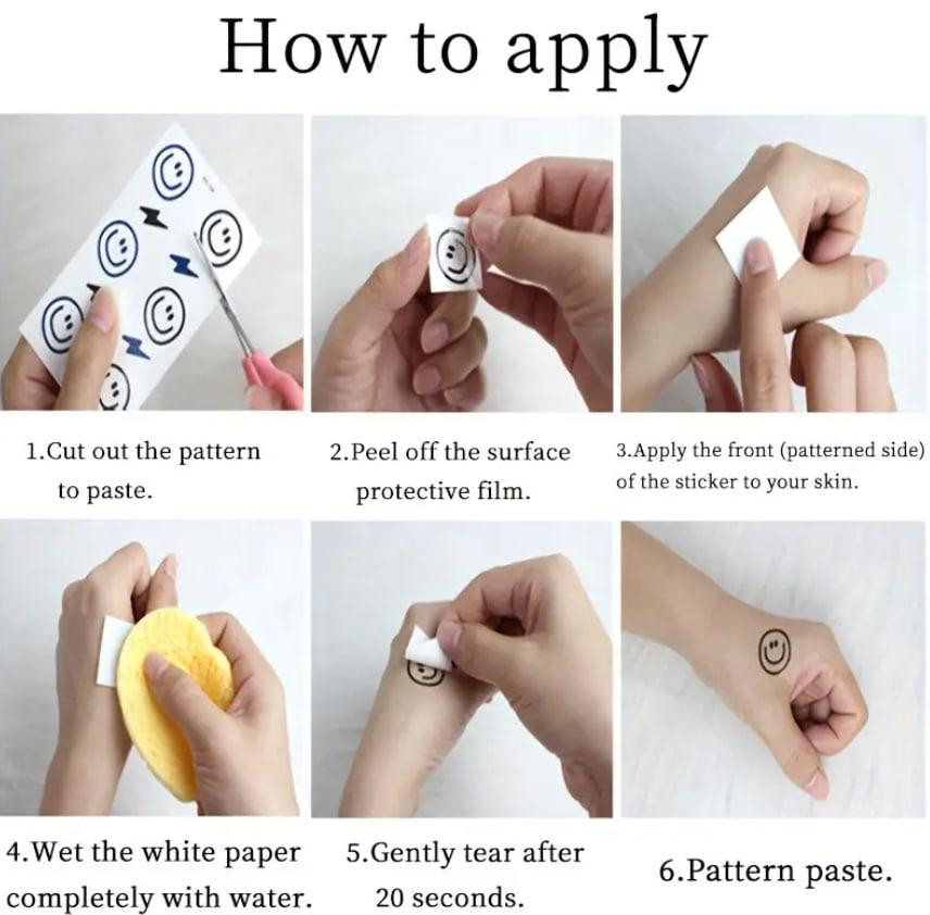 Набор временных мини-пап 