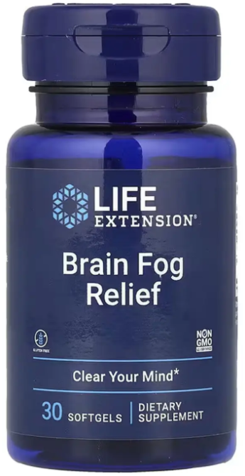 Витамины для мозга Life Extension Brain Fog Relief 30 гел капс (До 09.26) Киев - изображение 1
