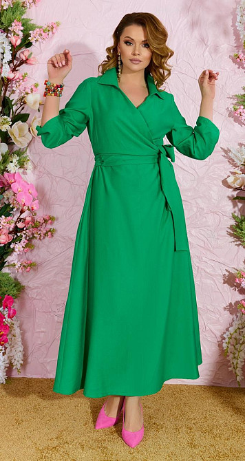 Стильное льняное платье (52) Киев - изображение 4