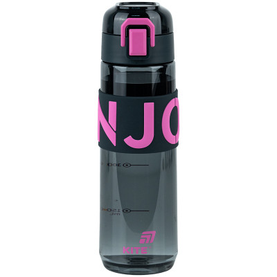 Бутылка для воды Kite 680 мл чорно-рожева (K25-1233-3) Винница - изображение 1