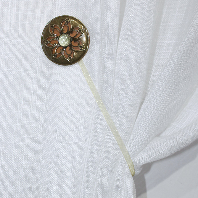 Магніти для штор і гардин (173м) Карпати набір 2 шт Коричневий з бронзовим (81-084) Київ - фото 4