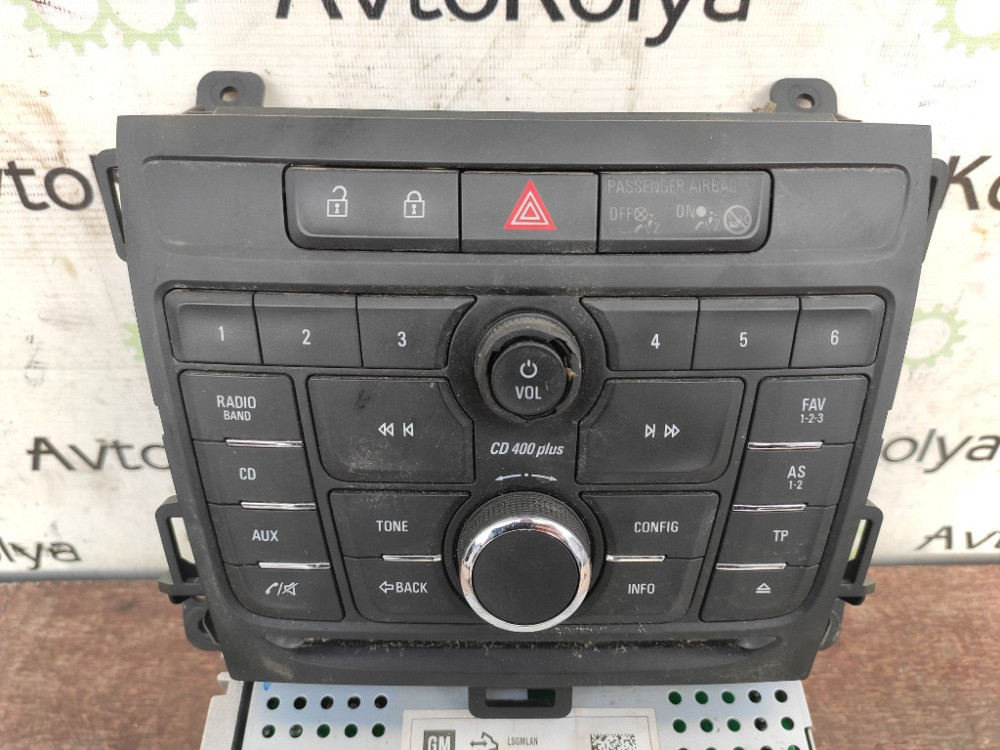 Автомагнітола CD400 Plus Opel Zafira C 2012-2019 (39019098) Ковель - изображение 3