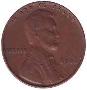 Линкович. Монета 1 цент. 1946,42,39,41 рік (P), США. (Д) Полтава