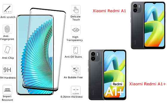 Защитное стекло HyperGlass Pro для Xiaomi Redmi A1, Redmi A1+ – максимальная чувствительность и защита Киев