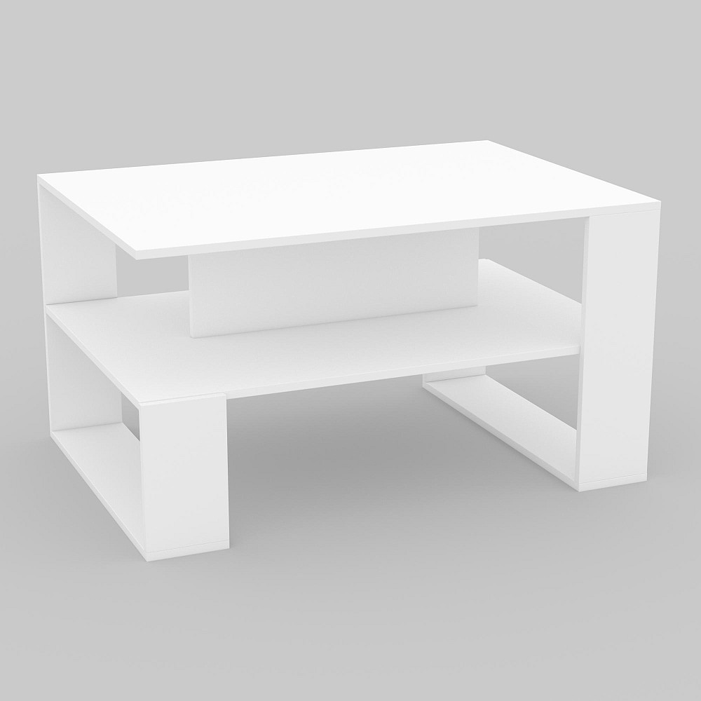 Стіл журнальний Квант №5, Білий, 1000/700/550 Львів - фото 1