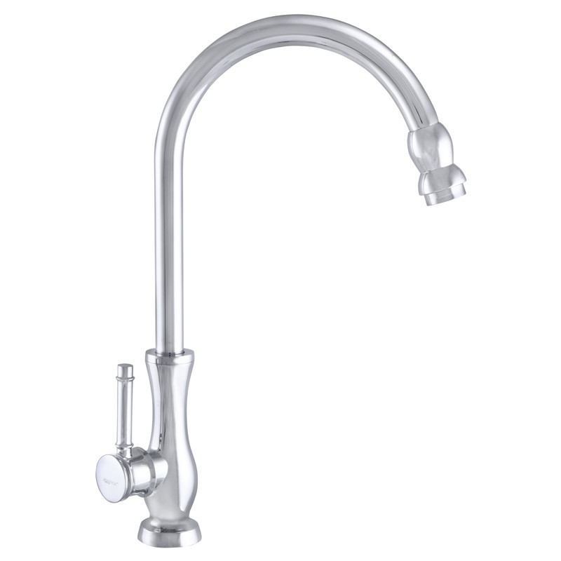 Монокран для умивальника Zerix Z4177 хром високий вилив (ZX0365) Чернівці - фото 1