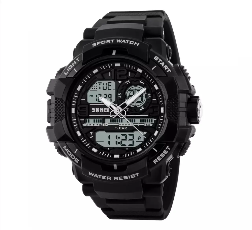 Мужские наручные часы Skmei 1164 (Черные) Винница - изображение 1