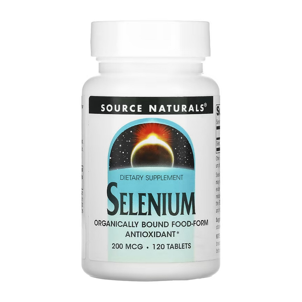 Селен Source Naturals Selenium 200mcg - 120 tabs Луцьк - фото 1