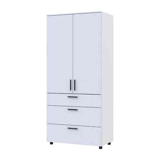 Шафа для одягу Doros Торн Білий 2 ДСП/3Ш (полиці) 90х51.6х200 (DRS-012020) Львів