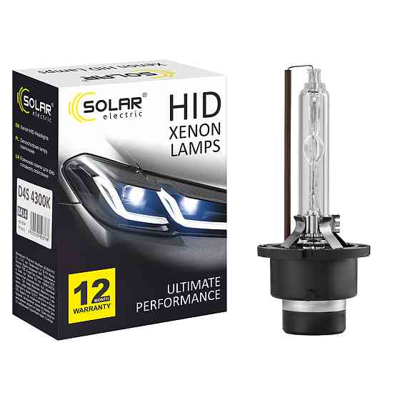 Ксенонова лампа Solar D4S 4300K, 42V, 35W PK32d-5, 2шт Львів