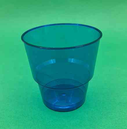 Стакан 200 мл склоподібний, блакитний уп./25 штук Харків