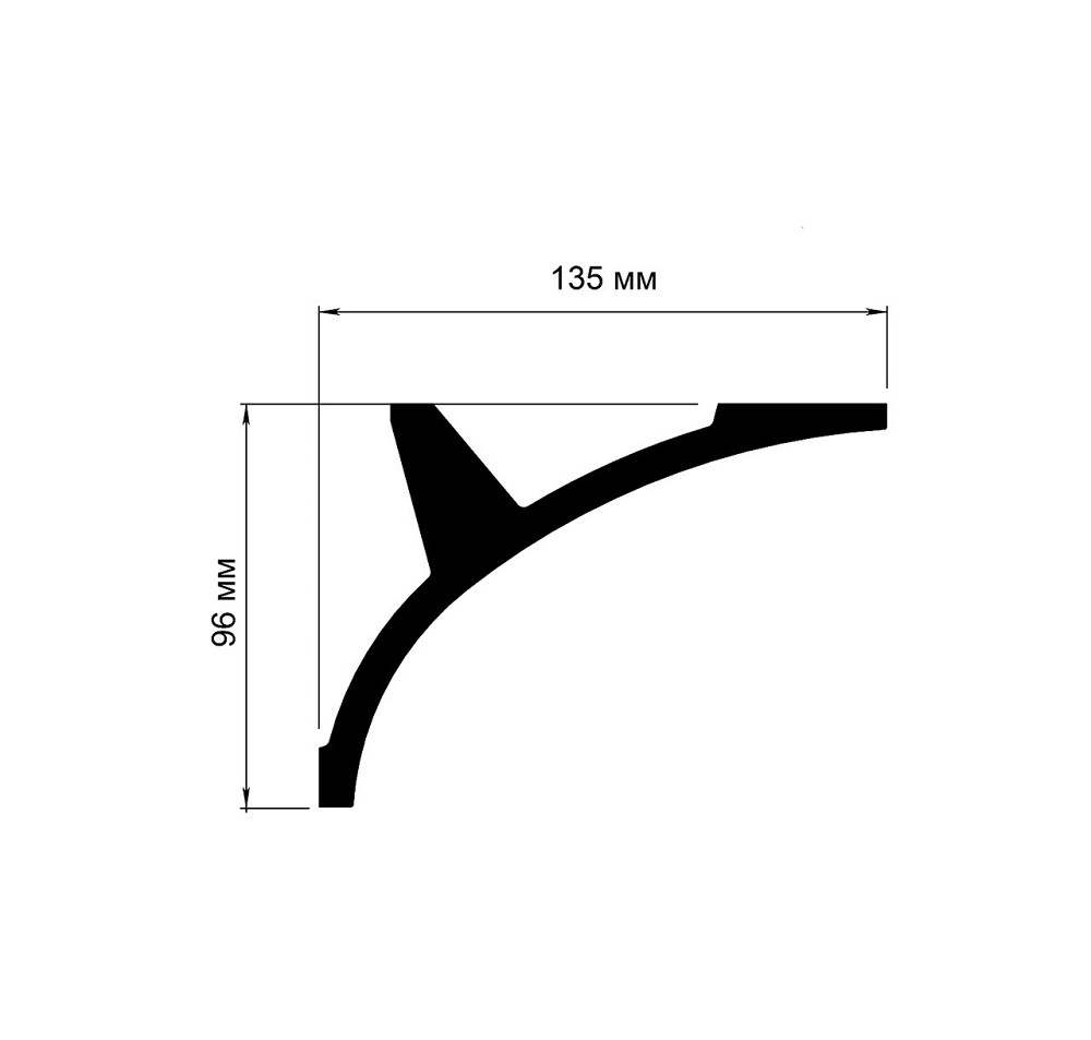 Карниз полиуретановый гладкий Gaudi Decor P 963 Днепр - изображение 9