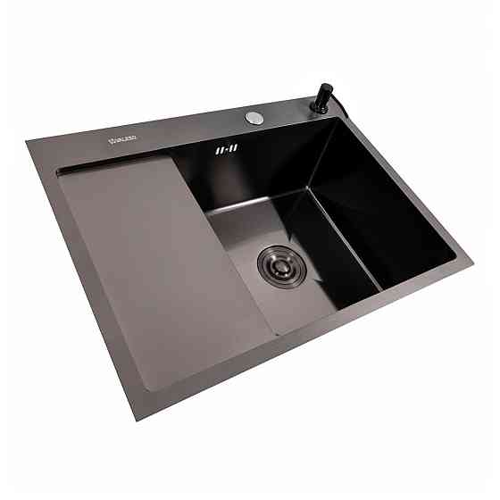 VALESO SET Valeso Handmade sink CM 65*50 R PVD black + mixer tap XK09B black Киев