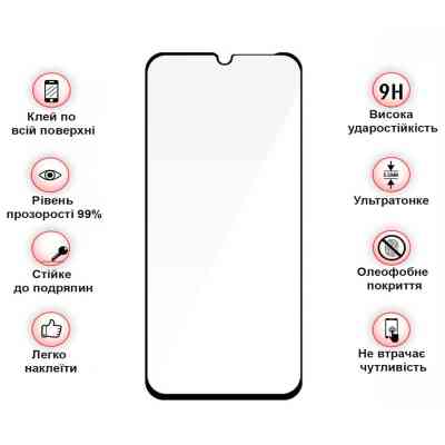 Стекло защитное BeCover Xiaomi Redmi 15C 4G/5G Black (713907) Винница