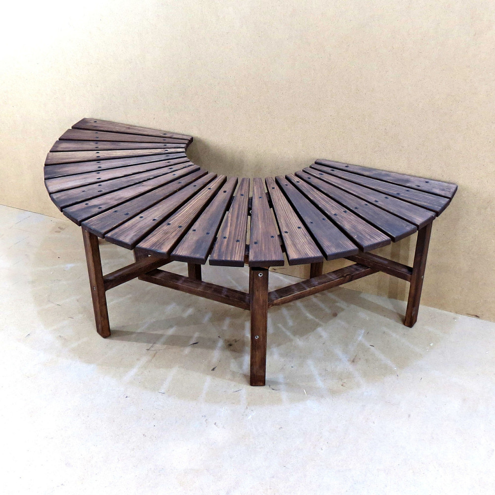 Садова лавка "Слуцьк 1х40" мокко Миколаїв - фото 4