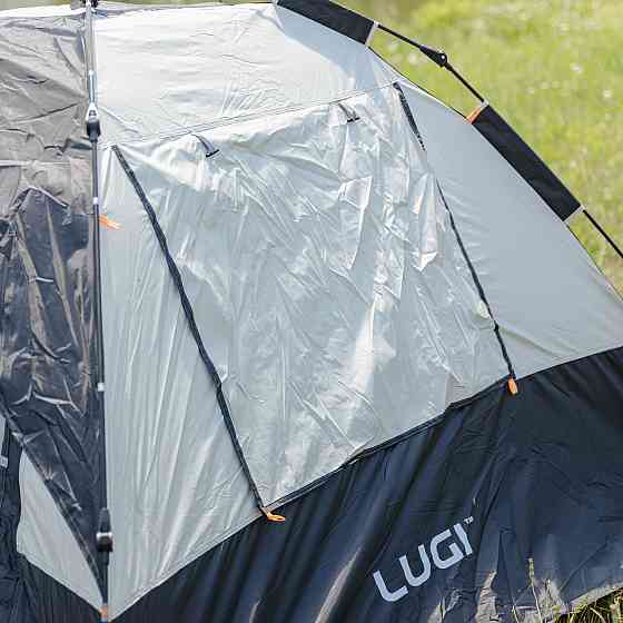 Автоматическая трехместная палатка LU-016B черная Киев