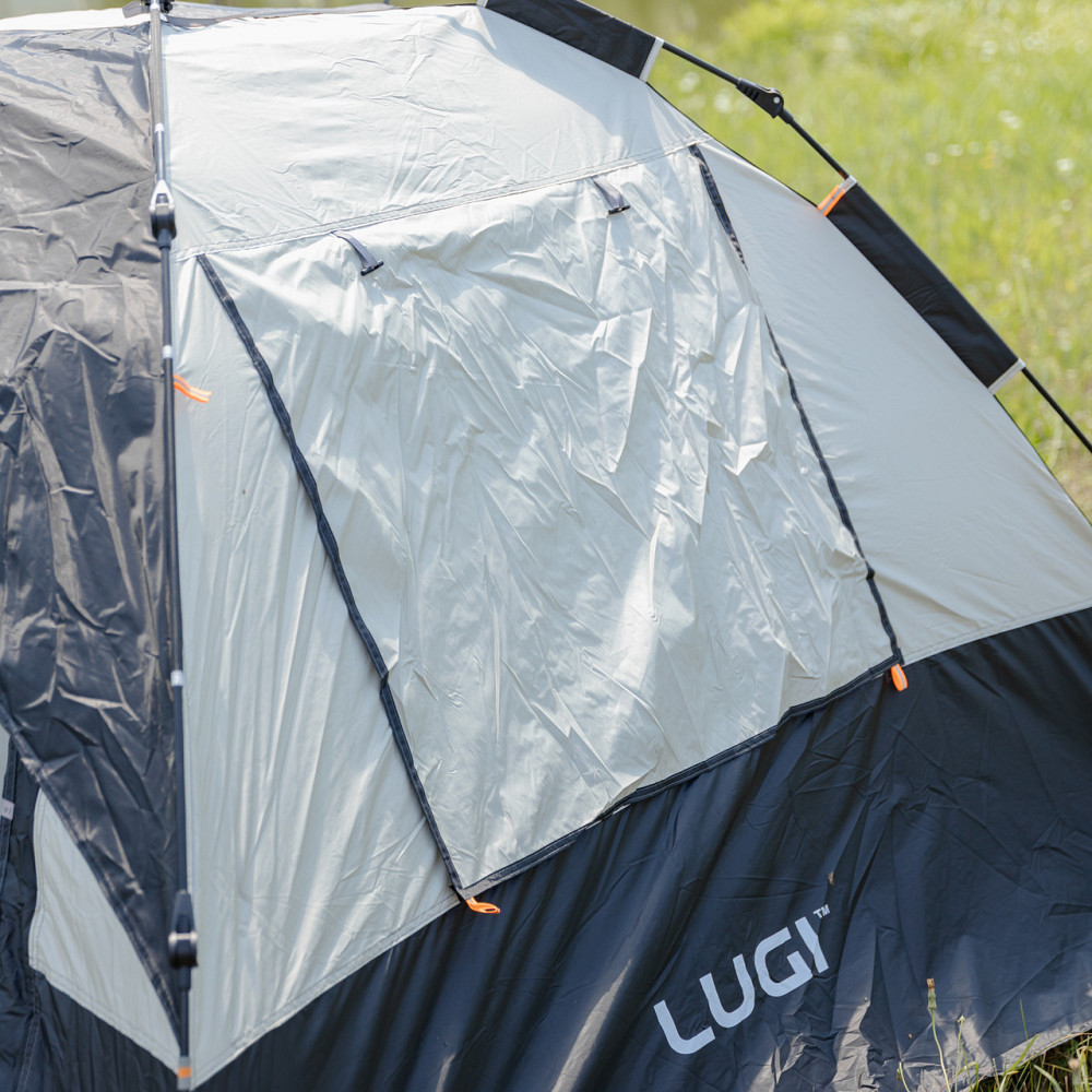 Автоматическая трехместная палатка LU-016B черная Киев - изображение 6