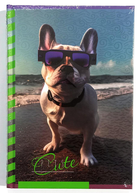 Блокнот А5/192 арк. "Аркуш" Prestige "Французький бульдог" # офсет, тверда обкл + УФлак., 1В2770, шт Київ - фото 1