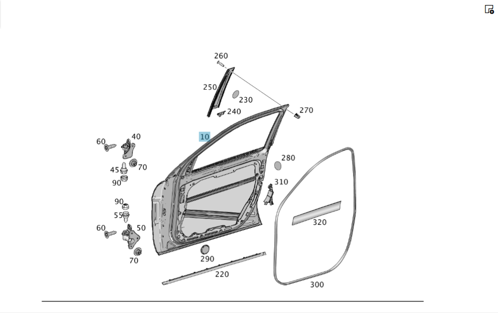 Mercedes-Benz  A1667200205 Двері передні права ML/GLE W166 GL/GLS X166 Одеса - фото 2