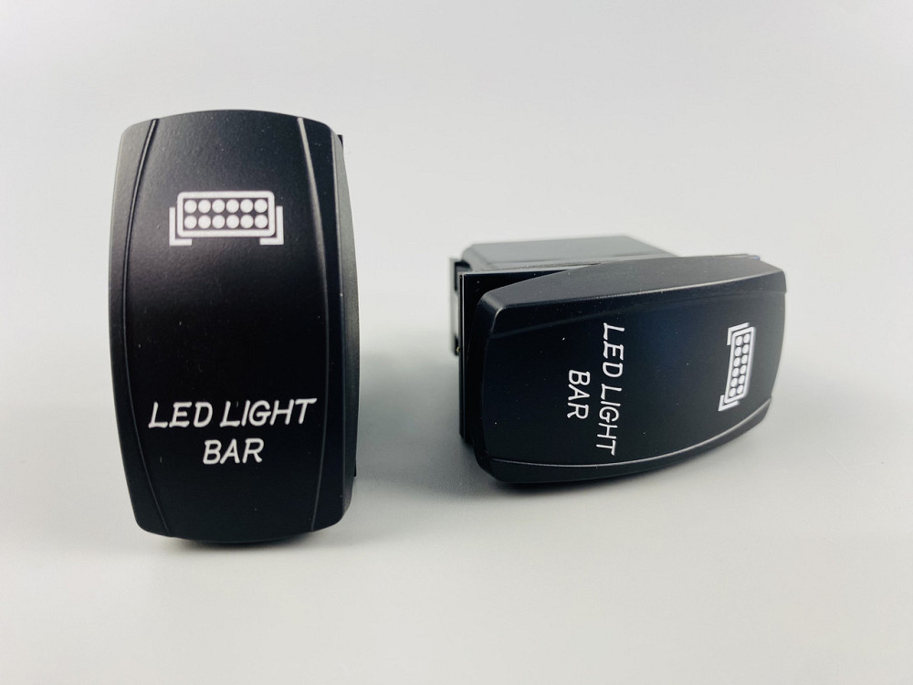 Клавіша вимикач ON-OFF, 5 ніжок, біла підсвітка, малюнок — фара додаткова Мукачево - фото 5