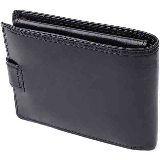 Бумажник мужской из гладкой натуральной кожи Tony Perotti 20853_1 (396A-Q nero) Черный Киев
