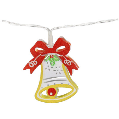 Гірлянда Chomik Новорічні атрибути 10 LED теплий білий, IP20, 2хАА (5900779854024) Вінниця - фото 2