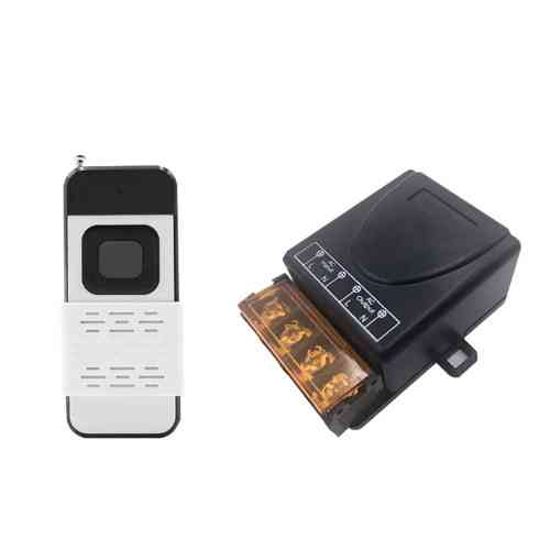 Беспроводное реле 1-канальное 220В 30А 433МГц до 1000м с пультом ДУ 1 кнопка Киев