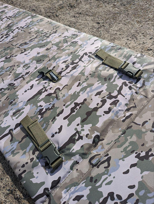 Каремат тактичний складний армійський снайперський сидіння піддупник бістроз&ємний Hotass 165×45 см  Дніпро - фото 8