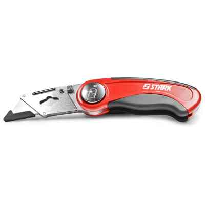 Ніж монтажний Stark складний трапецієподібний 168 мм (506111205) Вінниця