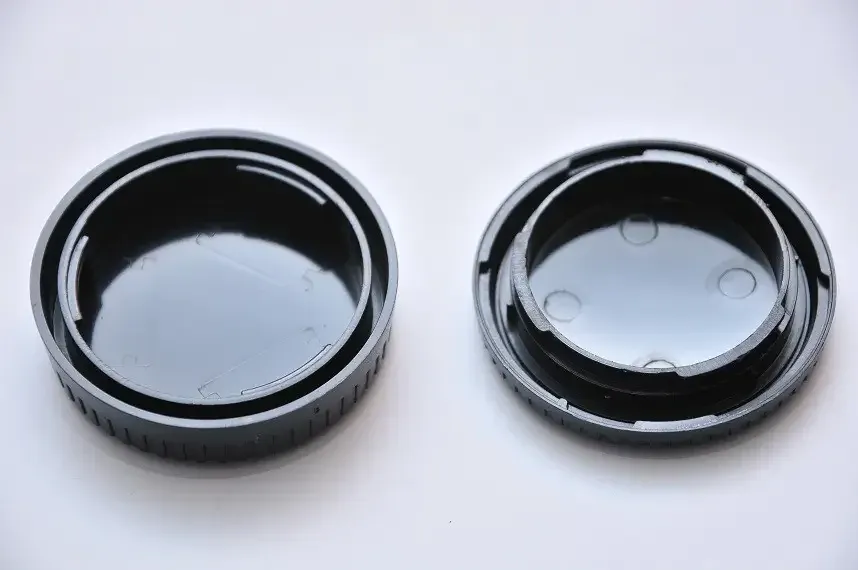 Комплект задней крышки камеры и крышки объектива Micro 4/3, защита от пыли и царапин черная, заглушка байонета Киев - изображение 6