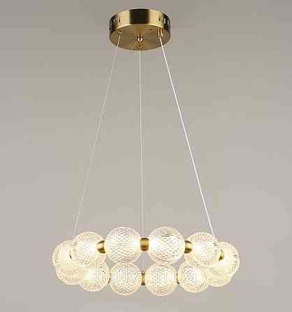 Люстра підвісна світлодіодна VALESO LED 24W Білий Мідь Сталь Акрил YH1438/24W Київ