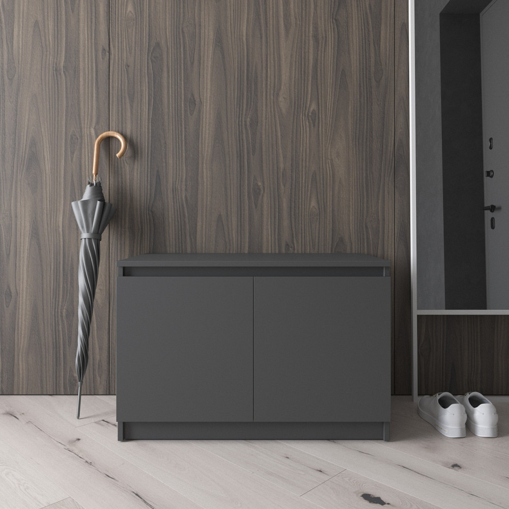 Тумба для взуття VAYS R-20, без ручок, ЛДСП, 80×40×53 см - для передпокою, коридору Львів - фото 3