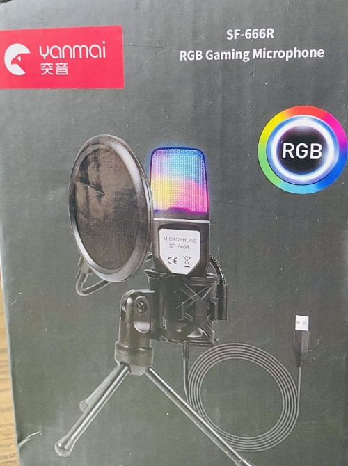 RGB микрофон для пк, ноутбука. Киев - изображение 1